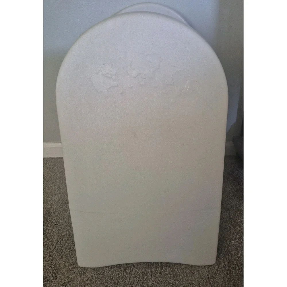 Little Tikes Purple & White Toy Storage Changing Table/Bassinet/Storage  RARE